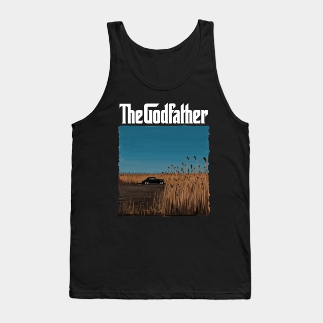 The Godfather Illustration with title / take the cannoli! Tank Top by burrotees